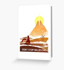 Journey On and On Greeting Card