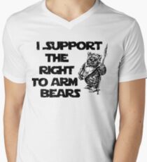 I Support the Right to Arm Bears Men's V-Neck T-Shirt