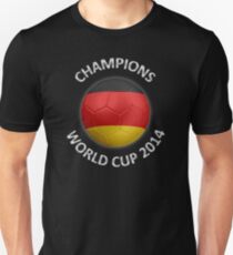 Germany - World Cup Champions 2014 - German Flag Football Soccer Ball Unisex T-Shirt