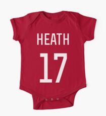 Body de manga corta para bebé Tobin Heath # 17