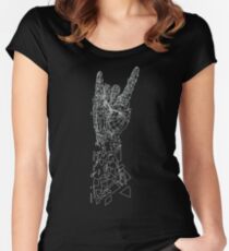 Metal Women's Fitted Scoop T-Shirt