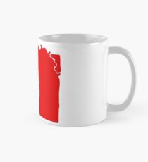 Red Curly Girl Mug