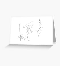 on guard Greeting Card