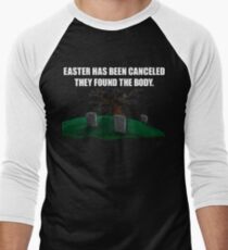 Ostern abgesagt Baseballshirt mit 3/4-Arm