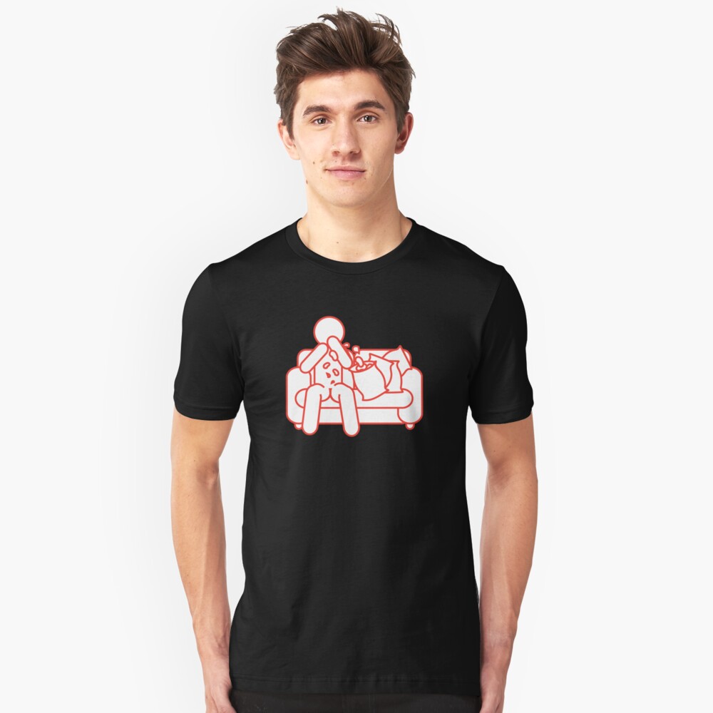 Chipping Out On The Couch Slim Fit T-Shirt
