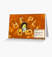 Alphabet Soup. Greeting Card