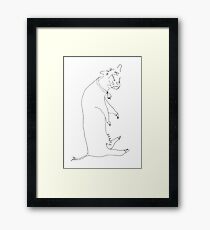 utterly exhausted Framed Print