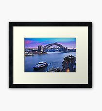 Sydney Harbour Sunrise Framed Print