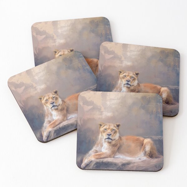 Lady Leo Coasters (Set of 4)