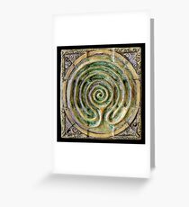 Spiral nine: toward center Greeting Card