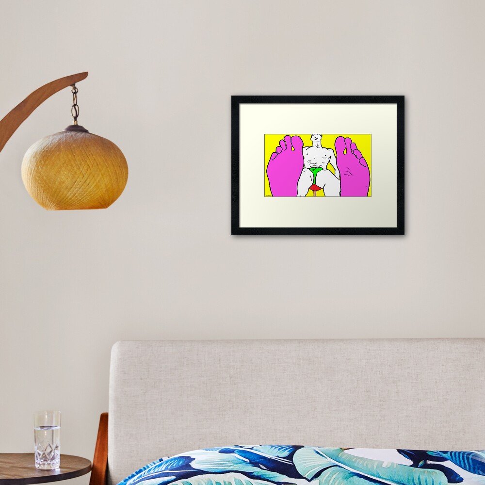 Best Foot Forward Framed Art Print