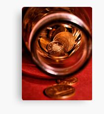 Coins Canvas Print