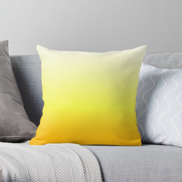 Orange gradientt Throw Pillow