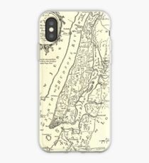 Vinilo o funda para iPhone Vintage Map of New York City (1893)