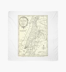 Pañuelo Vintage Map of New York City (1893)