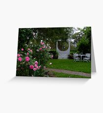 Country Cottage Garden Greeting Card