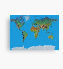"Water World - Mosaic" Canvas Print
