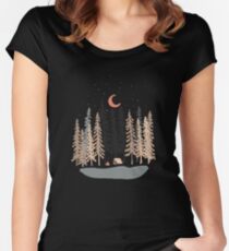 Camiseta entallada de cuello redondo Sentirse pequeño ...