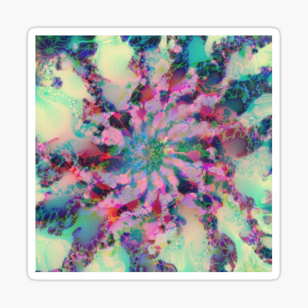 Fractalize Glossy Sticker