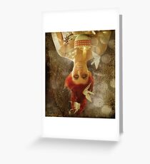 something doesn't feel right here Greeting Card