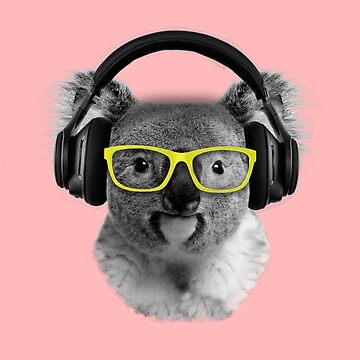 Cute Dog, Headphones and glasses iPhone Skin by Revolutionaus