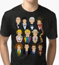 The Eleven Doctors Tri-blend T-Shirt