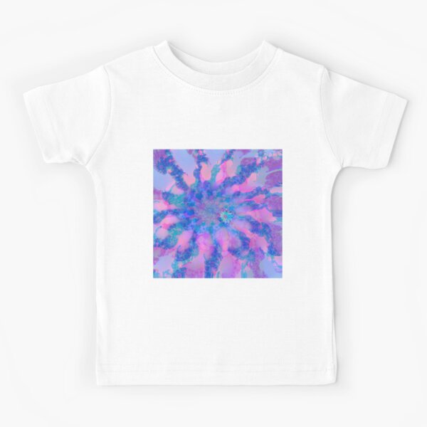 Fractalize storm clouds of flower petals Kids T-Shirt