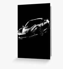 Chevrolet Corvette Auto Grußkarte