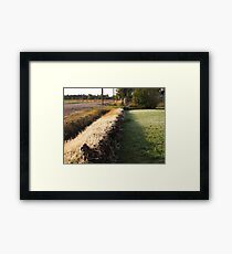 Morning Frost Framed Print