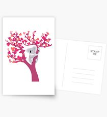 Love Koala in Tree Postcards