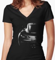 Chevrolet Corvette Z06 Women's Fitted V-Neck T-Shirt