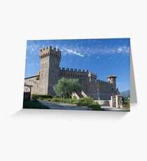 Castello di Amorosa, Napa Valley, California Greeting Card