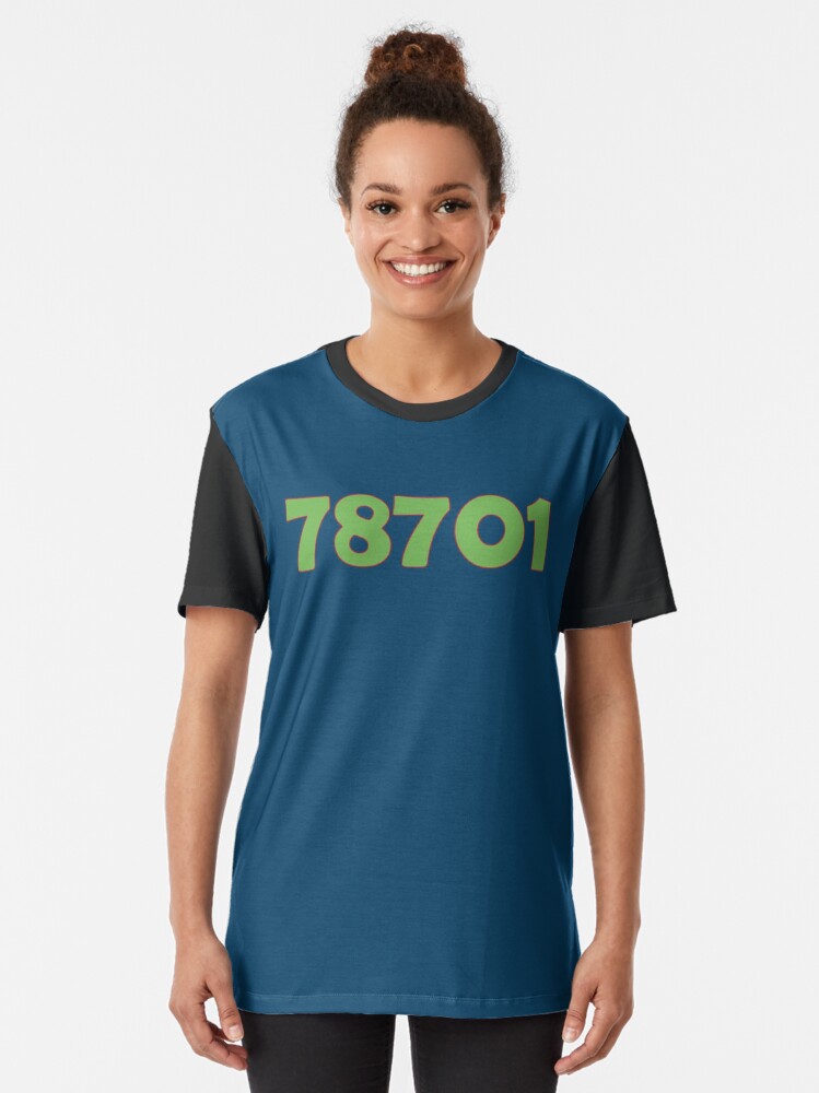 Alternate view of Austin ZIP Code 78701 Graphic T-Shirt