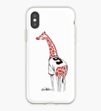 Belt Giraffe (White) iPhone Case