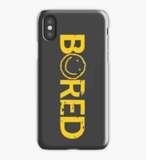 Sherlock Bored Smiley Print iPhone Case