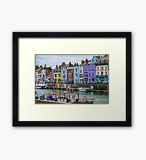 Weymouth Harbour, Dorset, UK Framed Print