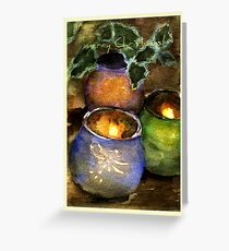 candle holders Greeting Card