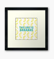 B-A-N-A-N-A-S Framed Print