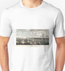 Camiseta ajustada Vintage Pictorial Map of New York City (1824)