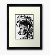 Punk Troll Framed Print