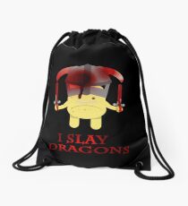 I Slay Dragons! Drawstring Bag