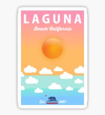 Laguna Beach - California. Sticker