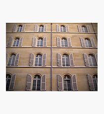 Parisian Windows Photographic Print