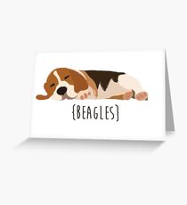 Beagles Greeting Card