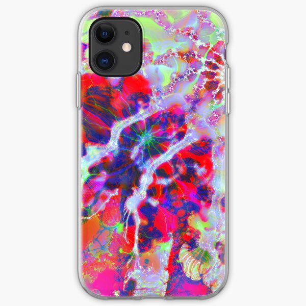 Fractalize Crimson iPhone Soft Case