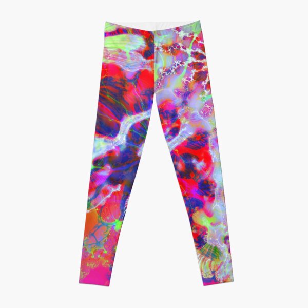Fractalize Crimson Leggings