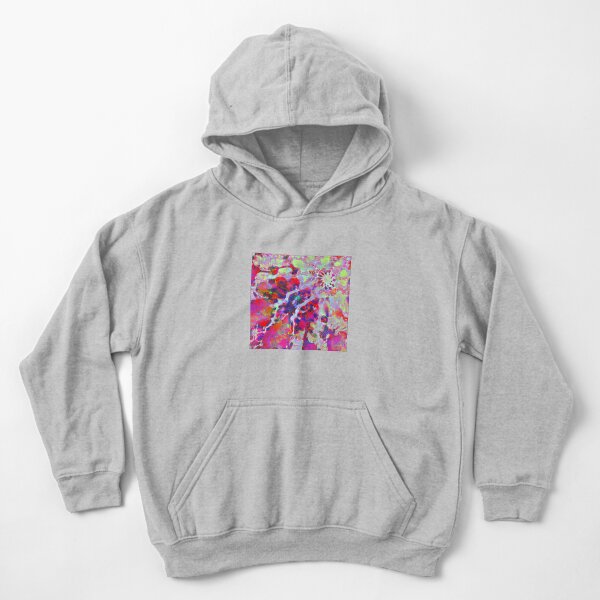 Fractalize Crimson Kids Pullover Hoodie