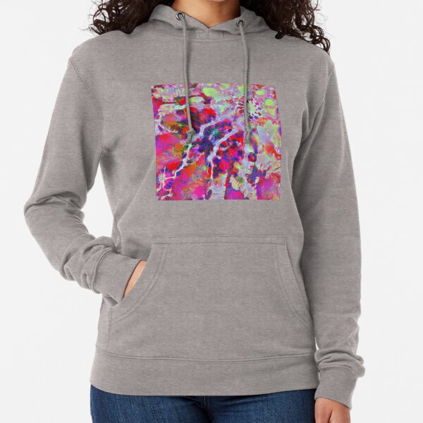 Fractalize Crimson Lightweight Hoodie