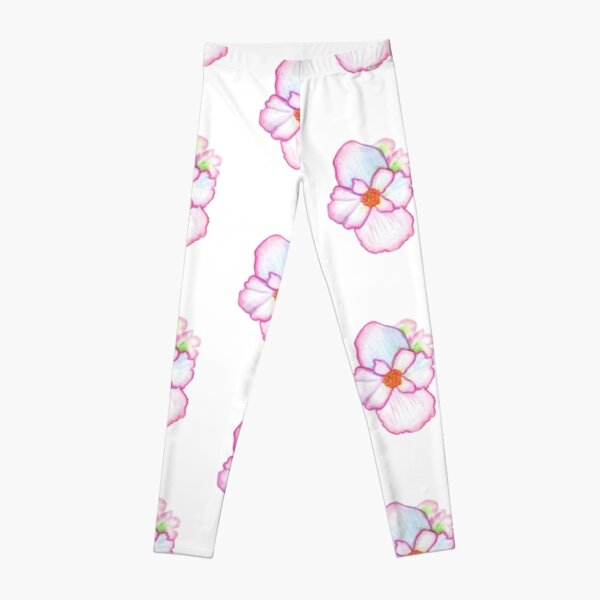 Pink Pansy Leggings