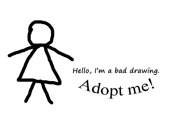 I M A Bad Drawing Adopt Me Meme Draw Funny Poster By Lorekay